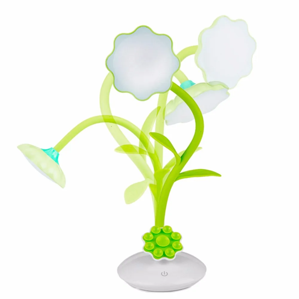 

Sun flower Desk lamp LED Table Lighting Bracket Lamp USB Learning Reading Lamp Decorate Children Gift