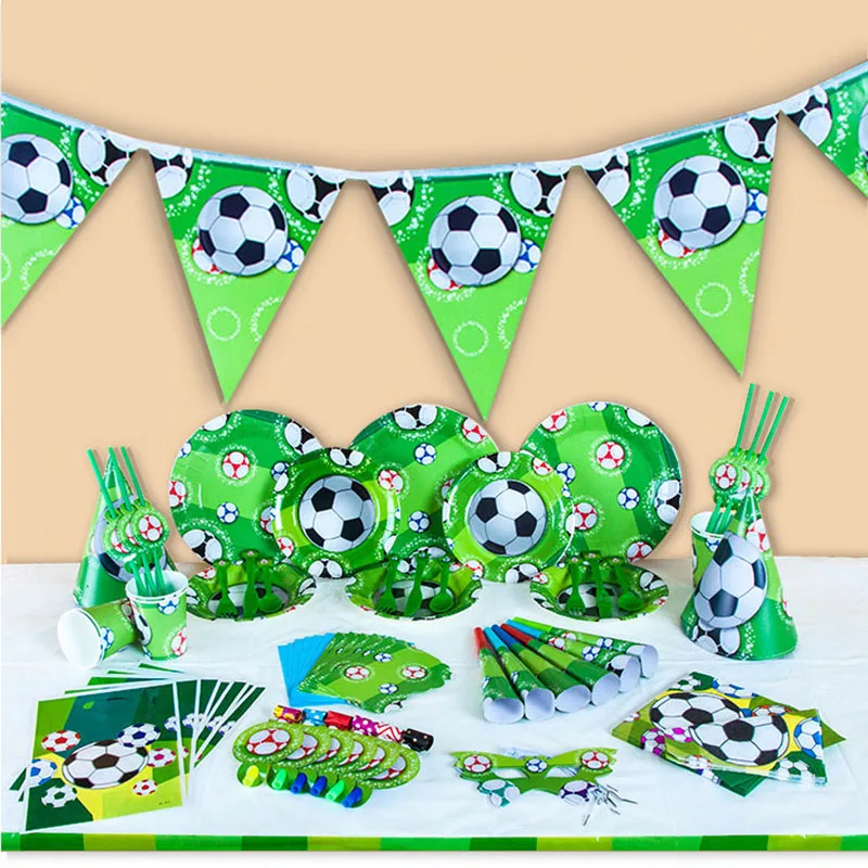 Buy Football/Soccer Theme Birthday Party Tableware Set