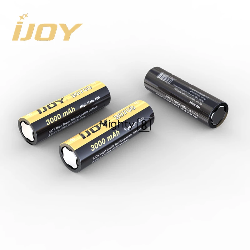 Аутентичные IJOY 20700 3.7 В 3000 мАч аккумуляторная батарея 40AMP Аккумулятор для мех и