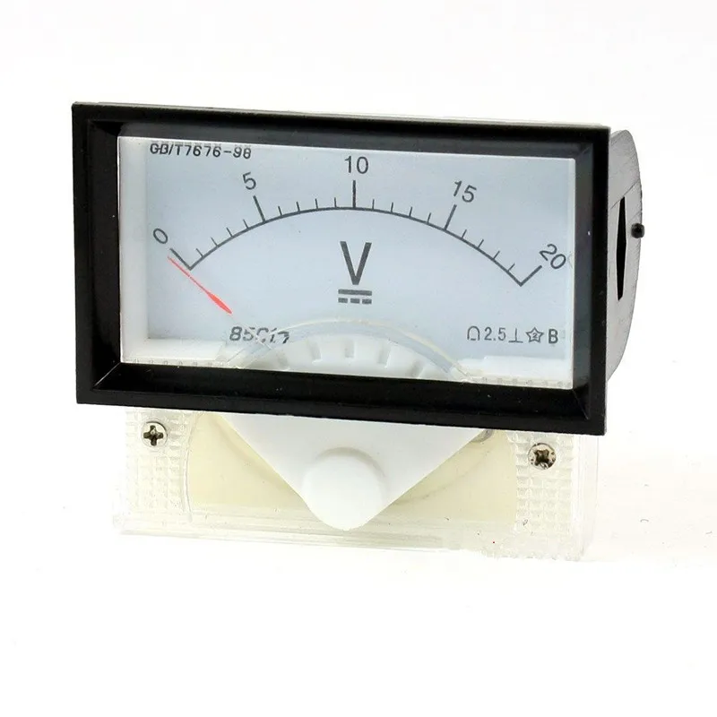 1 шт. 85C17 Класс 2 5 DC 0 20V 15V 30V 50V 100V 150V 250V 300V измерительный прибор с панелью
