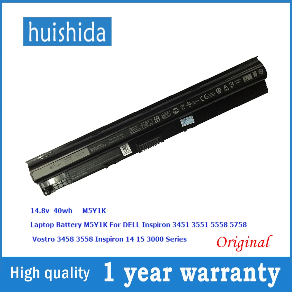 14 8 V 40Wh M5Y1K новый оригинальный аккумулятор для ноутбука Dell HD4J0 P51F K185W Inspiron 15 17 3451 3452