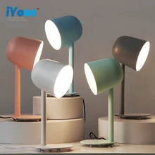Простая Гибкая Настольная лампа в скандинавском стиле, современный светильник для чтения, рабочий настольный светильник, креативный офисный Настольный светильник s E27