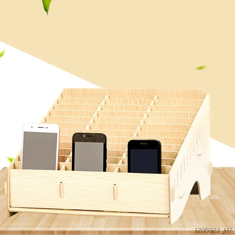 24 ячейки многофункциональный деревянный ящик для хранения инструмент для ремонта мобильных телефонов Органайзер