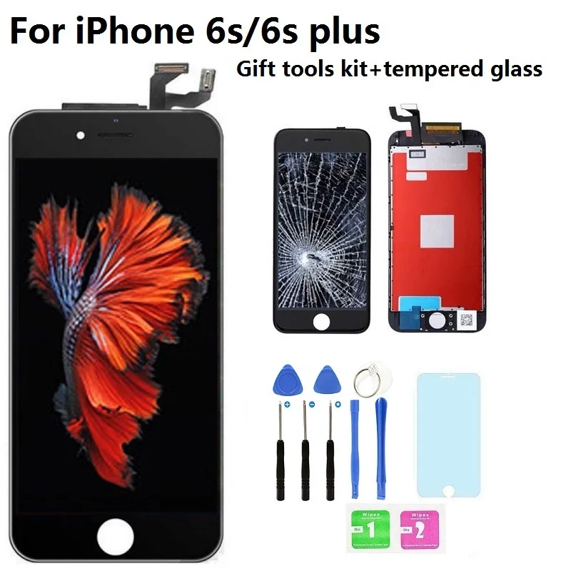 Лидер продаж AAAAA оригинальный запчасти: сенсорный экран для ЖК дисплея iphone 6S Plus