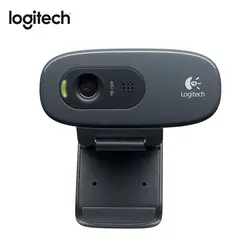 Logitech C270 HD USB 2,0 веб-камера Встроенный Micphone бесплатная Drive 3 Мегапиксели компьютер веб-Камера для онлайн-курс расстояние образования