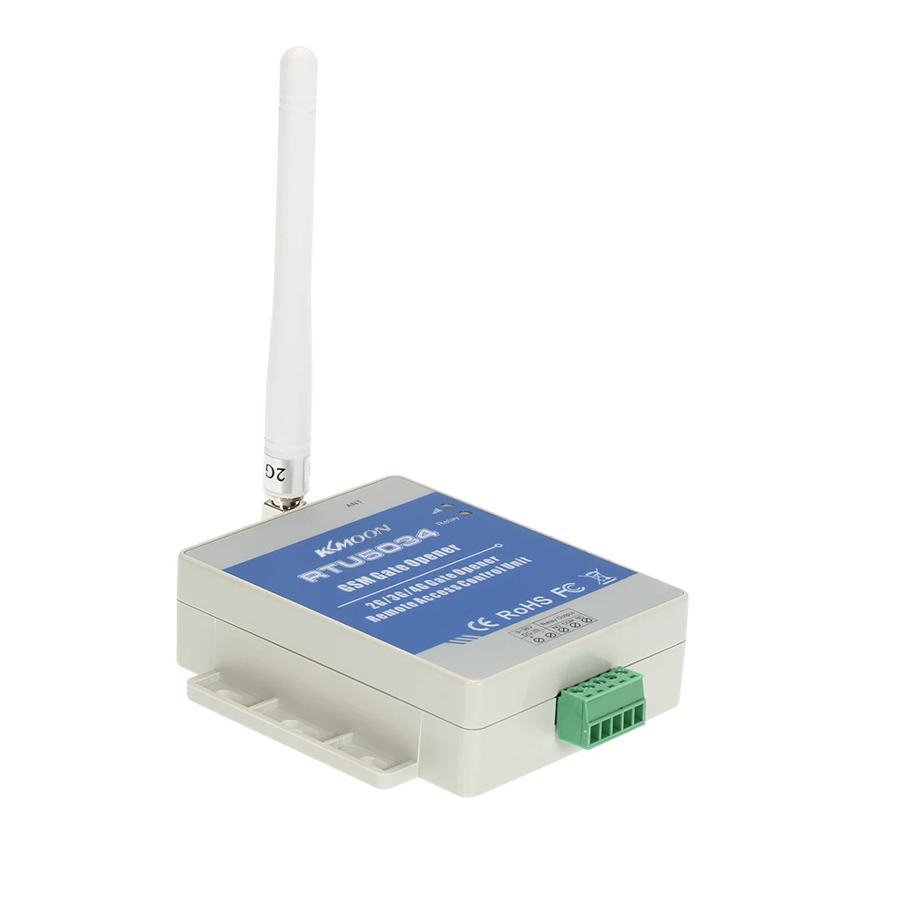 

KKmoon 850/900/1800/1900MHz GSM Door Gate Opener Remote Relay Switch Free Call SMS Command