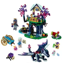 10697 Fairy Elves Dragon Rosalyn Healing Hideout Building Blocks Set Kids Toys Compatible Elves Figures 41187 for girl gift 10550 elves queen dragon s rescue 41179 creative building block 41179 legoings elves figures bricks model toys gift