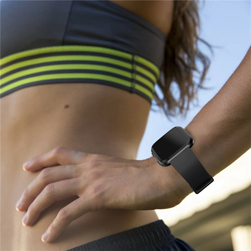 Ремешок для часов Fitbit Versa Smart Watch сменный Браслет для часов силиконовый ремешок застежка для Fitbit Versa умный Браслет