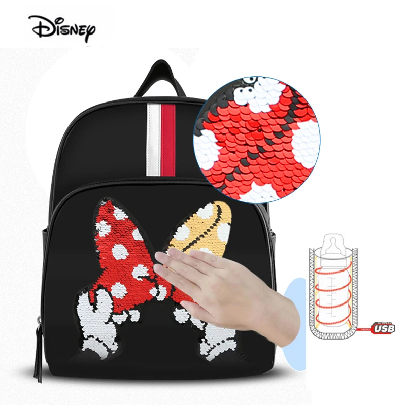 Disney новинка 2019 многофункциональная сумка для мамы и ребенка с большой емкостью