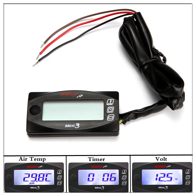 Motorcycles Voltmeter For YAMXHA NMAX XMAX KOSO Mini LED Digital