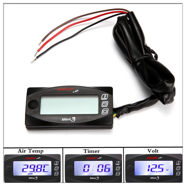 Motorcycles Voltmeter For YAMXHA NMAX XMAX KOSO Mini LED Digital