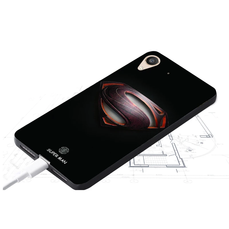 Huawei Y6II Case Original Cover for Huawei Y6-2 Bag Case Cover Skin Wolf Fish Skull y6 II Fundas 100% 4