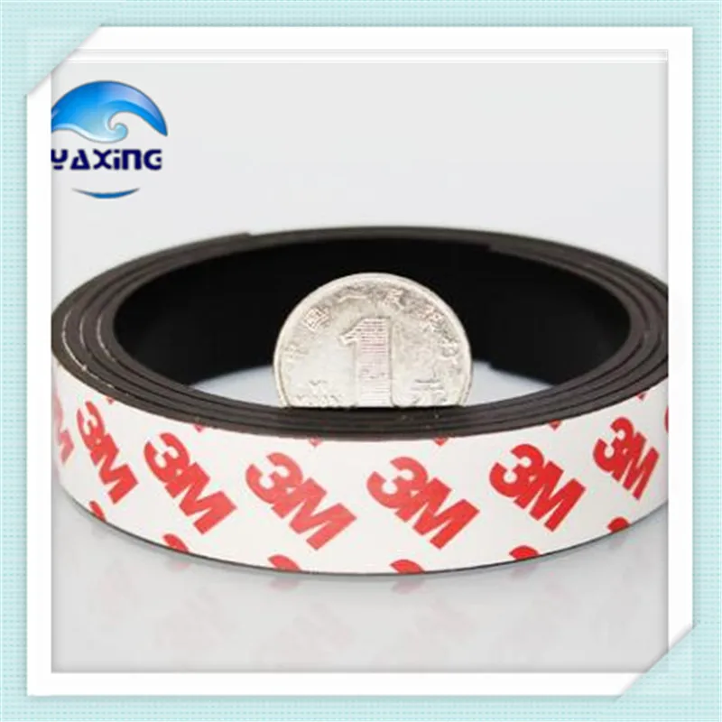 

Free Shipping 1M Magnetic Stripe 20*1.5MM Rubber Magnets Flexible Magnet DIY Craft Tape For School Home