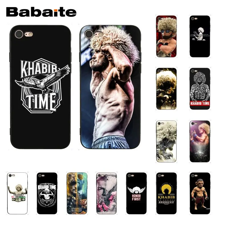 

Babaite khabib nurmagomedov UFC Phone Case for iphone 11 Pro 11Pro Max 6S 6plus 7 7plus 8 8Plus X Xs MAX 5 5S XR