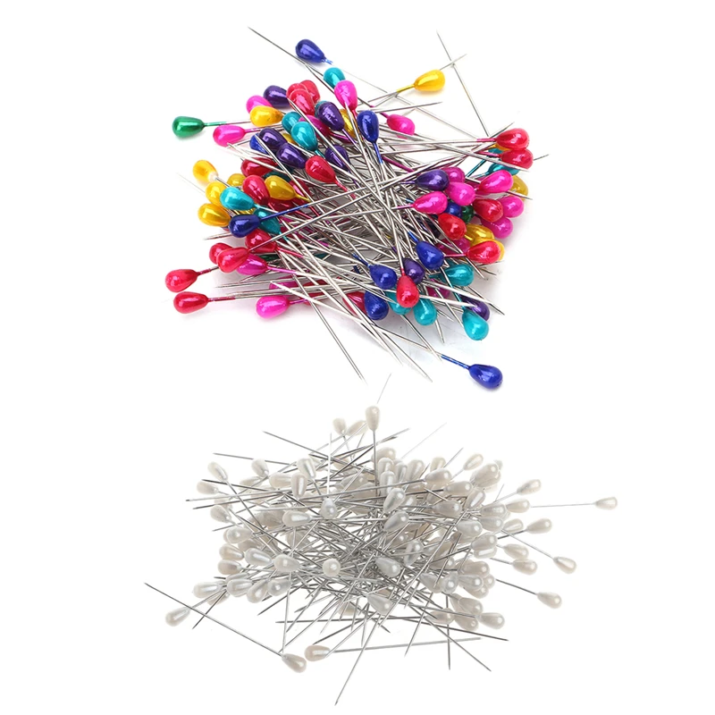 

Extra Long Pearl Head Dressmaking Pins Wedding Corsage Florists Sewing DIY Tool