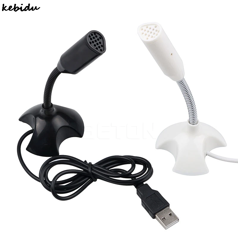 Хит продаж мини USB микрофон Kebidu для студии общения пения KTV с держателем ПК