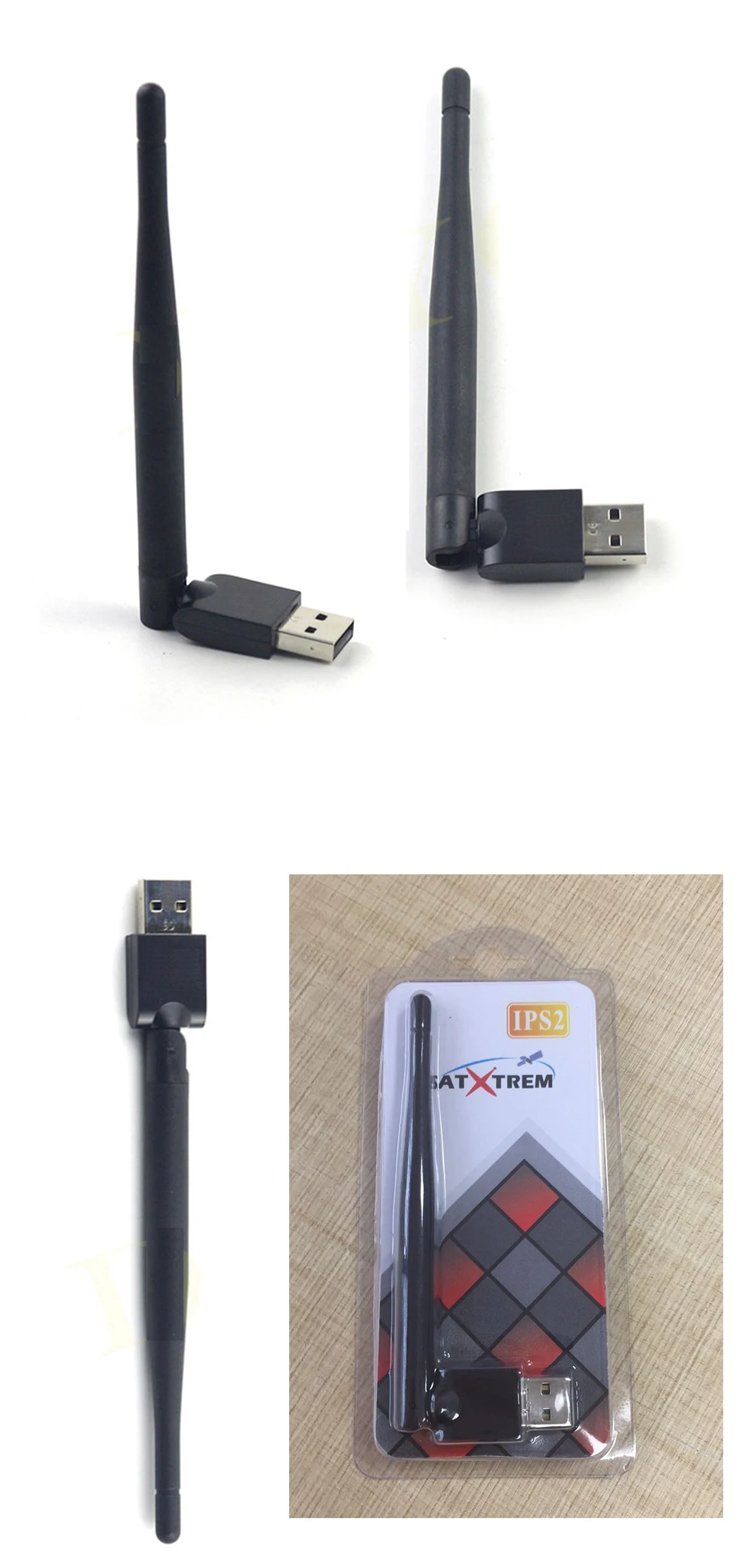 SATXTREM IPS2/RT5370 USB wifi с антенной работает для спутниковых ресиверов и других приставок FTA