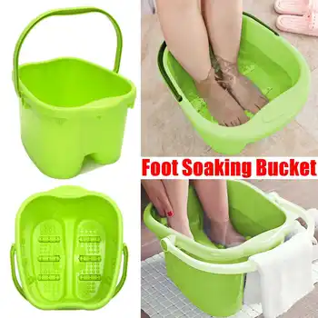 

Foot Massage Bath Foot Soaking Bucket with Roller Massage Foot SPA Barrel Health Care Tool Household Portable Basins Tub Large