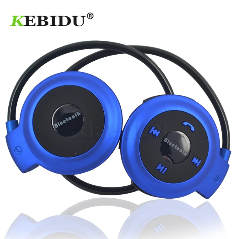 

Kebidu Sports Neckband Elastic Folded Stereo Wireless Bluetooth 4.0 Headset Earphone Headphones for iPhone for Samsung for PC