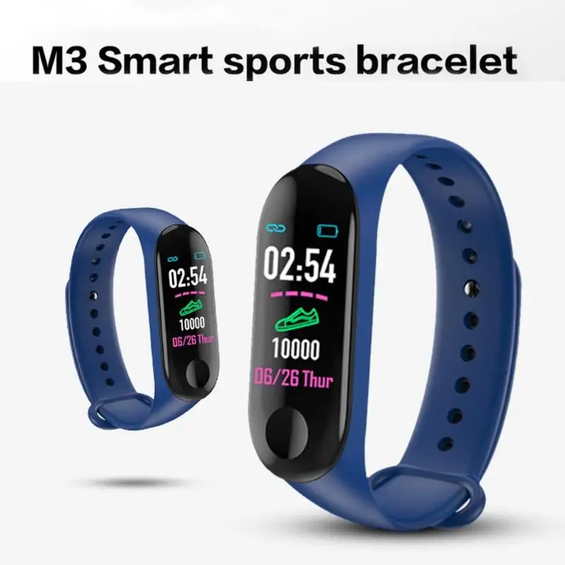 M3 Smartband фитнес-трекер Смарт-часы умный Браслет кровяное давление монитор сердечного ритма водонепроницаемый смарт-браслет PRO браслет