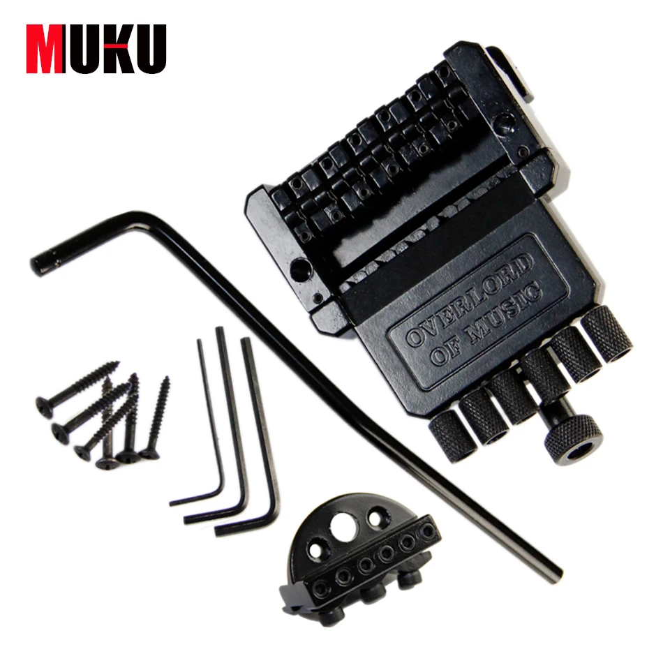 Electric guitar bridge overlord of music Black Floyd Rose Guitar Bridge Edge Style Double Tremolo System Electric guitar bridge overlord of music Black Floyd Rose Guitar Bridge Edge Style Double Tremolo System