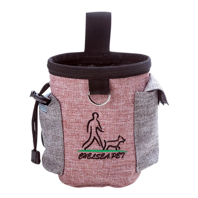 Угощение для собак для кормления Снэк поясная сумка Карманный мешок для закусок держатель для хранения еды для домашних животных принадлежности для тренировок на открытом воздухе - Цвет: QP