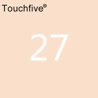 TOUCHFIVE опционально цвет соответствия искусство маркеры Кисть ручка эскиз на спиртовой основе маркеры двойная головка манга ручки для рисования товары для рукоделия - Цвет: 27