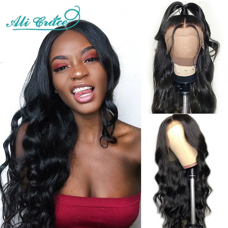 pre plucked 360 lace wig human hair