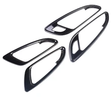Interior Built Handle Bowl titanium wire drawing stainless steel decoration Protect Trim For Chevrolet Equinox 2017 2018 2019 Interior Built Handle Bowl titanium wire drawing stainless steel decoration Protect Trim For Chevrolet Equinox 2017 2018 2019