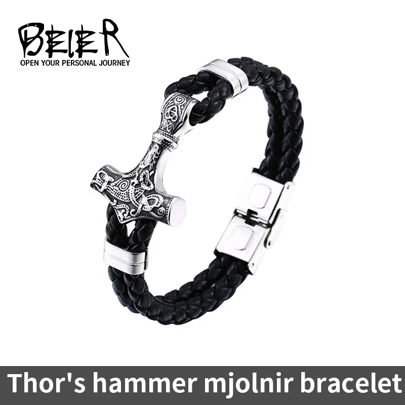 Байер 316L нержавеющая сталь браслет теплые viking скандинавский норвежский мужской