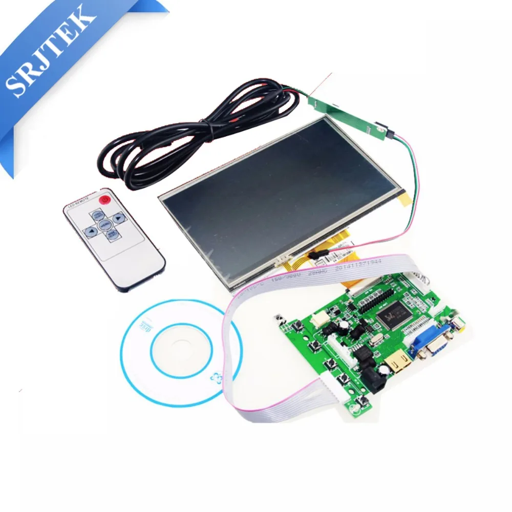 LCD Touch Screen Display TFT Monitor AT070TN90 with Touchscreen Kit HDMI VGA Input Driver Controller Board | Компьютеры и офис