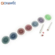 20pcs Rotary Tool Accessories For Dremel Radial Brush Abrasive Tools Mini Grinding Wheels Drill Bit For
