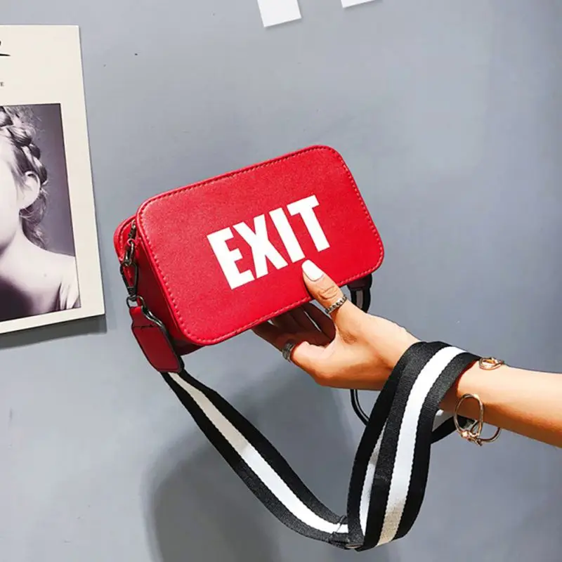 إلكتروني الكورية 2018 للجنسين نمط أزياء حقائب المطبوعة واسعة حقائب كتف حزام بو الجلود Crossbody حقيبة