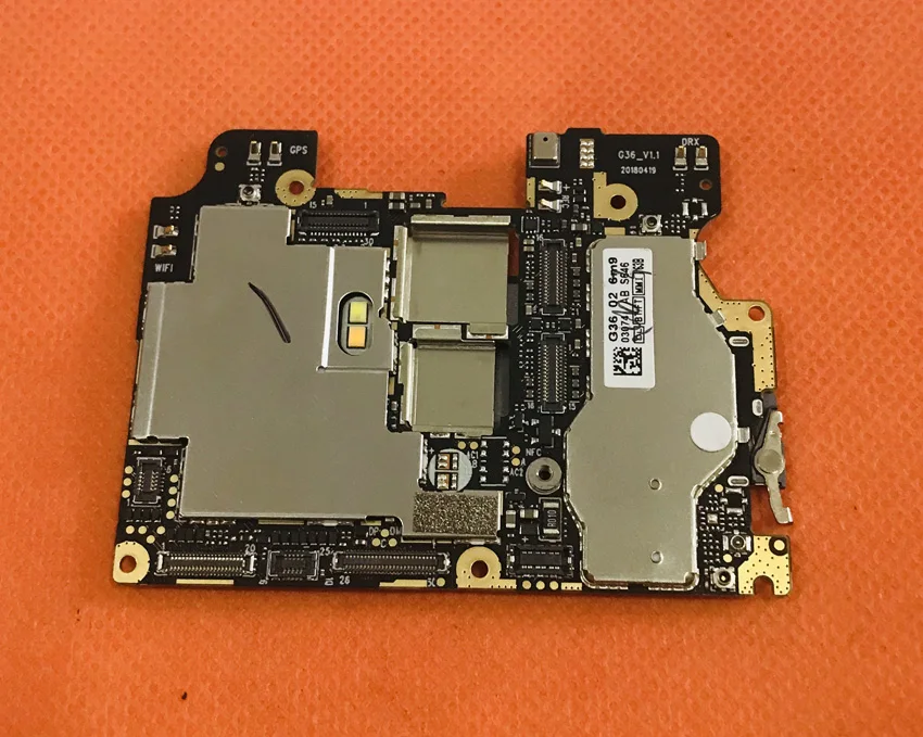 Оригинальная материнская плата 4 Гб ОЗУ + 64 ПЗУ для Umidigi Z2 Helio P23 Octa Core бесплатная