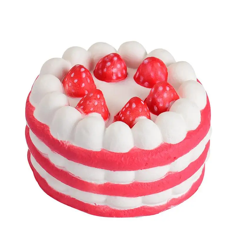 

#5001 Mini Strawberry Cake Stress Reliever Squishy Slow Rising Cream Scented Decompression Cure Toy Squeeze Toy