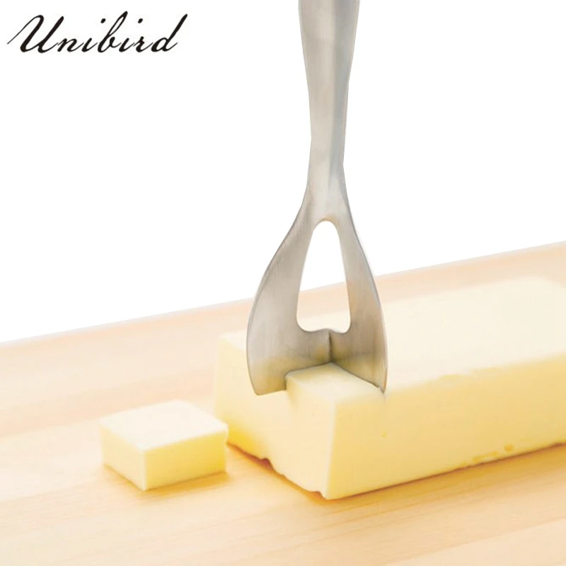 Unibird Stainless Steel Cheese Knives Butter Cutter Dough Cheese Square