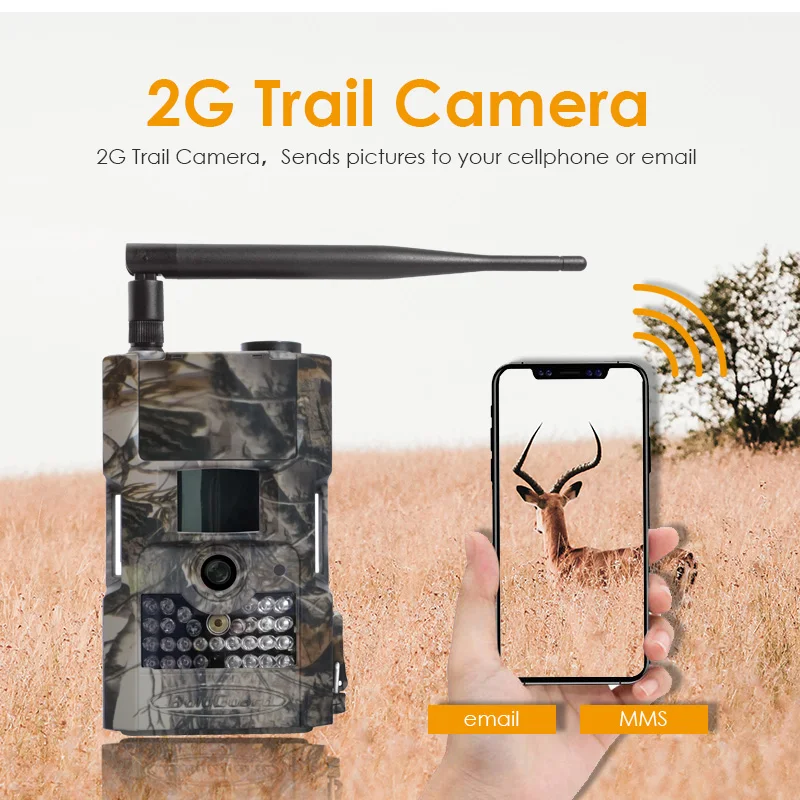 

Bolyguard hunting trail camera 2G MMS SMS 18M 1080PHD wildlife 90ft PIR night vision photo traps Scouting Camera fototrappola
