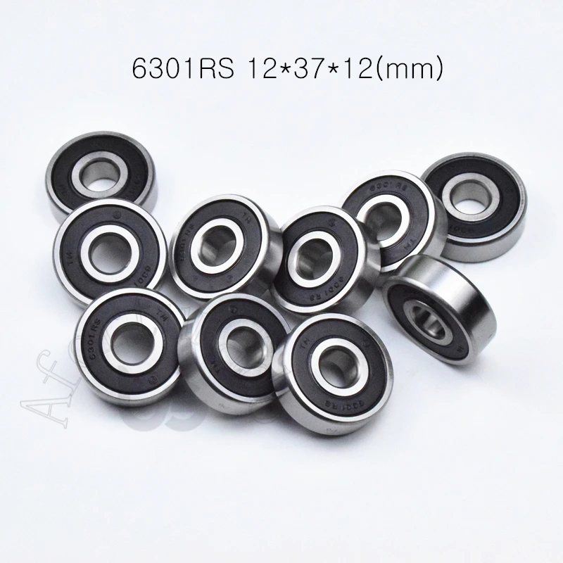 6301RS 12*37*12 (мм) 1 шт. подшипник ABEC 5 уплотненный резиновый тонкий настенный 6301