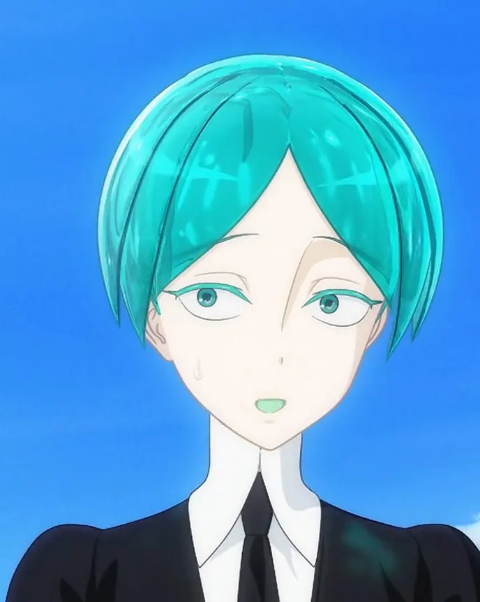 sexy cosplay 2 Versions Anime Houseki no Kuni Land of the Lustrous Phosphophyllite Cosplay Wig Heat Resistant Synthetic Hair Wigs + Wig Cap morticia addams dress