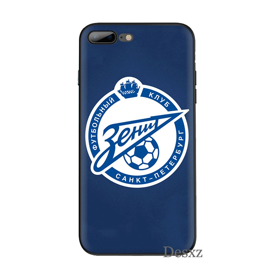 Силиконовый ТПУ чехол для телефона Zenit St petersber для iPhone 11 Pro X XS Max XR iPhone 6 6s 7 8 Plus 5 5S SE защитный чехол