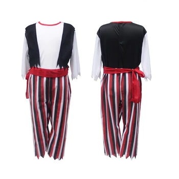 

Hot Sale Halloween Costume Cosplay Party Clothing For Kids Boys Pirate Children Cosplay Costumes