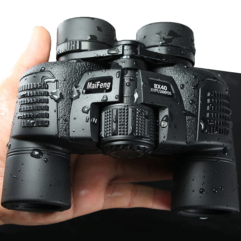 High quality MaiFeng Waterproof binoculars Professional Hunting Telescope Big Eyes night vision