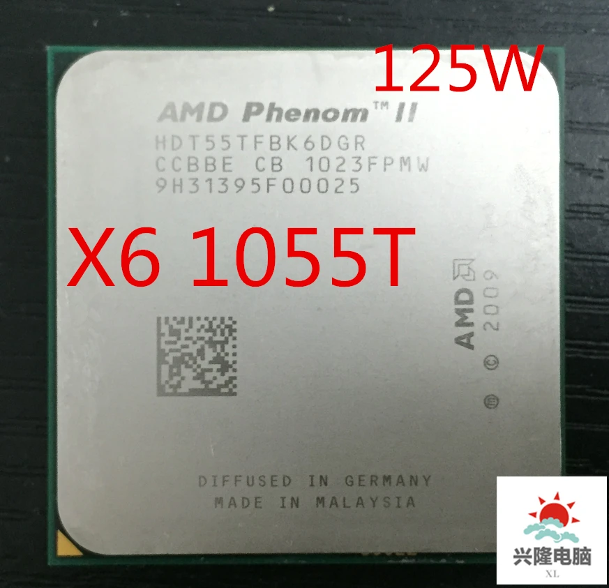 AMD Phenom II x6 1055T X6 2 8 GHz 6Core 6MB Socket AM3 HDT55TFBK6DGR 125W Бесплатная доставка | Компьютеры и офис