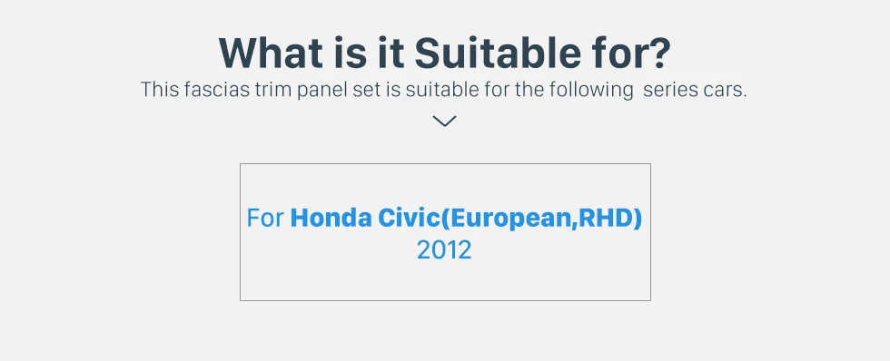 Seicane Высокое качество двойной Дин Автомобильный Радио фасции для 2012- Honda Civic Европейский RHD стерео установка приборная панель с креплениями адаптер