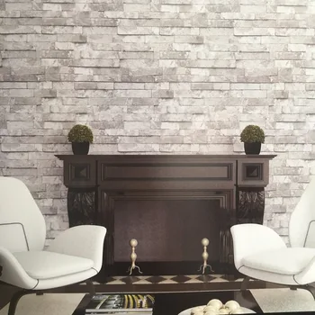 

Bacaz Exfoliator Texture Block 3D brick Wallpaper for Restaurant Cafe Sofa Background Decor 3d Brick Wall paper 3d Wallcoverings