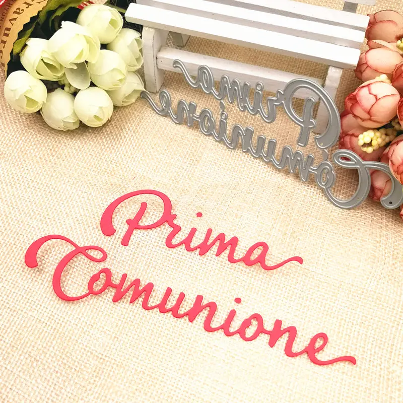 

2019 New Italian Letters Metal Cutting Dies Stencils Template for Scrapbooking Card Album Embossing Decor DIY Metal Crafts Gift
