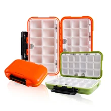 Дизайн коробки для рыболовных снастей двухслойные отсеки приманка рыболовная коробка S/M/L Fly рыболовные снасти коробки аксессуары