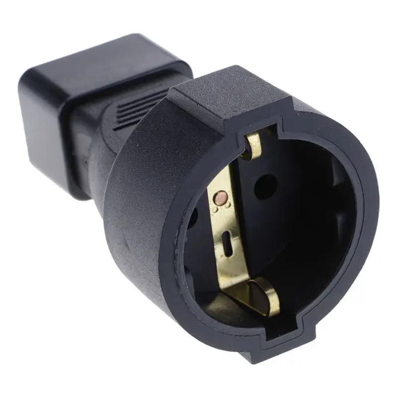 

IEC320-C20 Male to EU Germany Female Socket Power Adapter Travel Converter 250 V