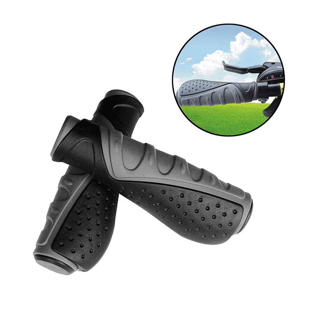 

1 Pair Bicycle Handlebar Rubber Handle Set Mountain Bike Handle TPR Non Slip Lever Protective Grip Bicycle Parts