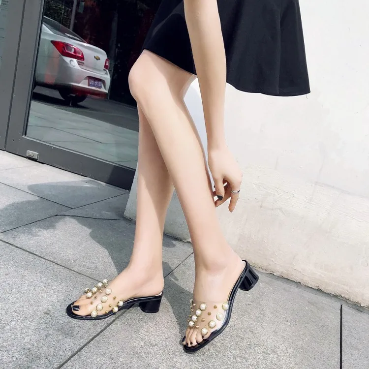 

Big Size 11 12 13 14 15 High heels sandals women shoes woman summer ladies High-heeled sandals with thick heels